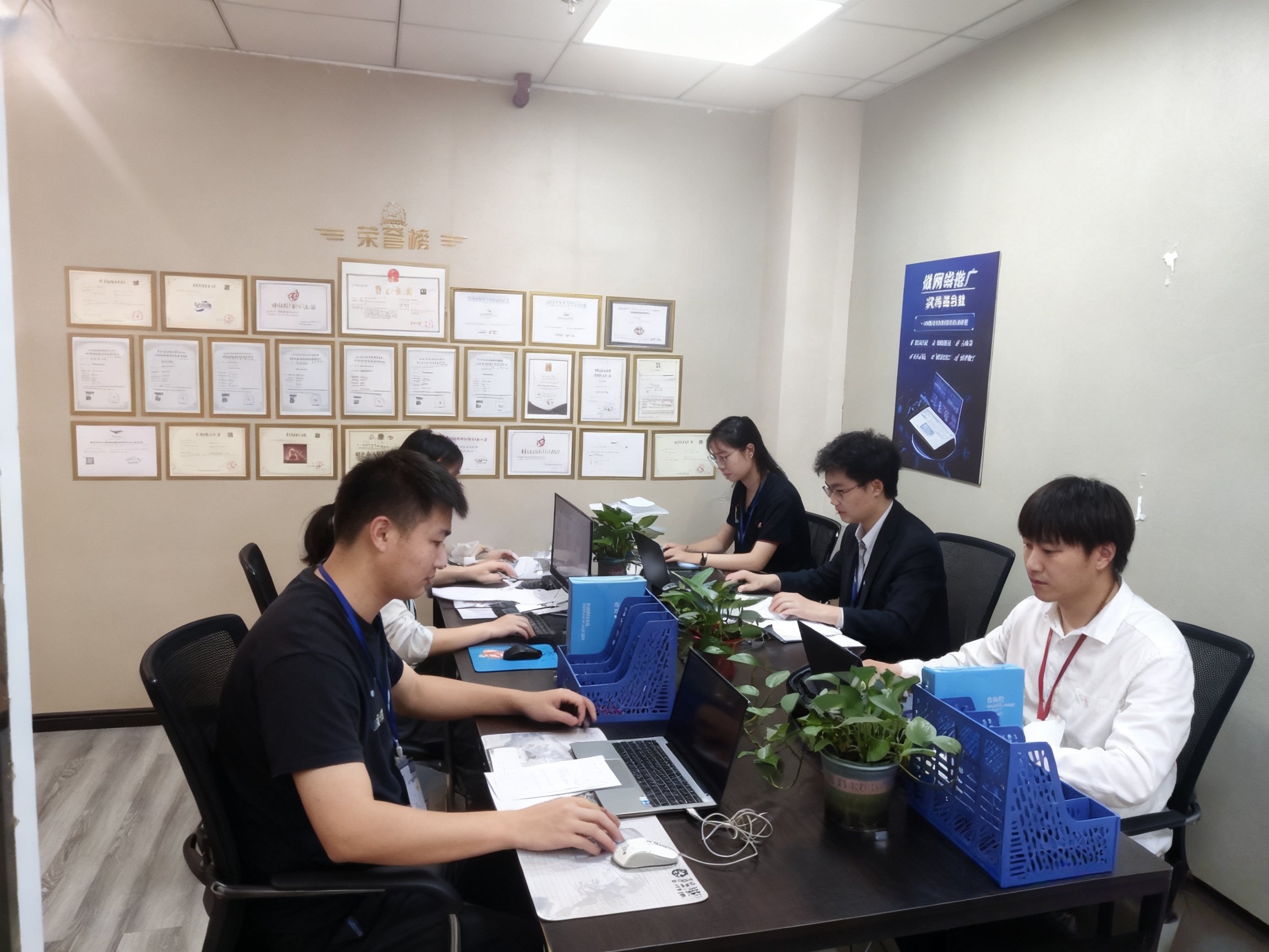 网推传媒有限公司公司实拍场景